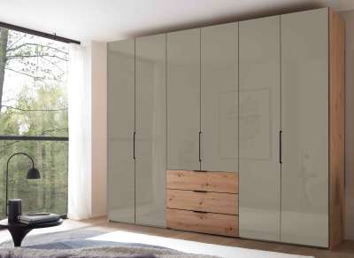 Kleiderschrank 300 cm breit mit Schubladen