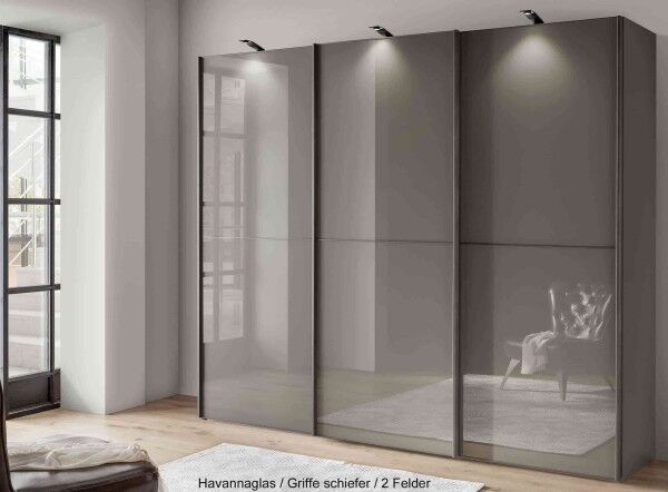 Phönix Schwebetürenschrank Glasfront
