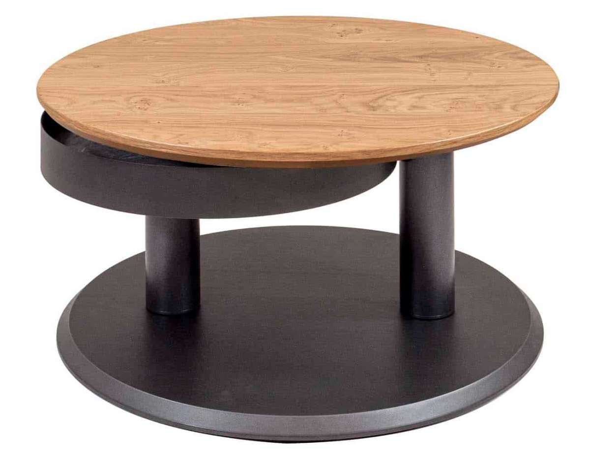 7503 runder Couchtisch mit Stauraum