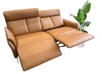 Milano Ledersofa Relaxfunktion elektrisch