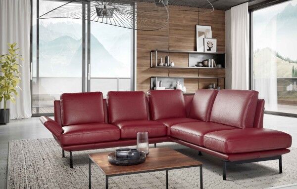 Aline Ecksofa Leder modern