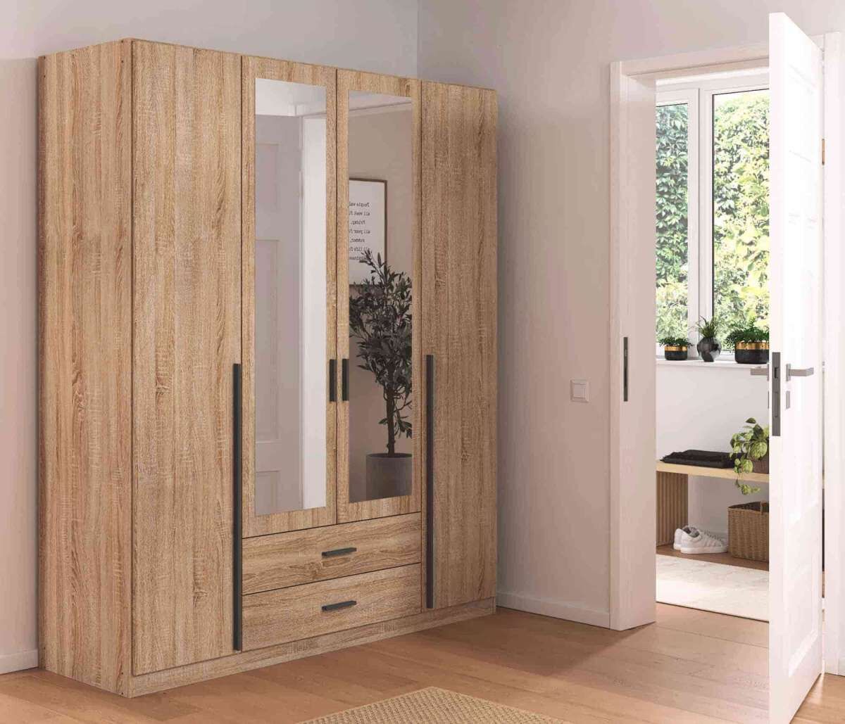 Livaro Kleiderschrank 180 breit
