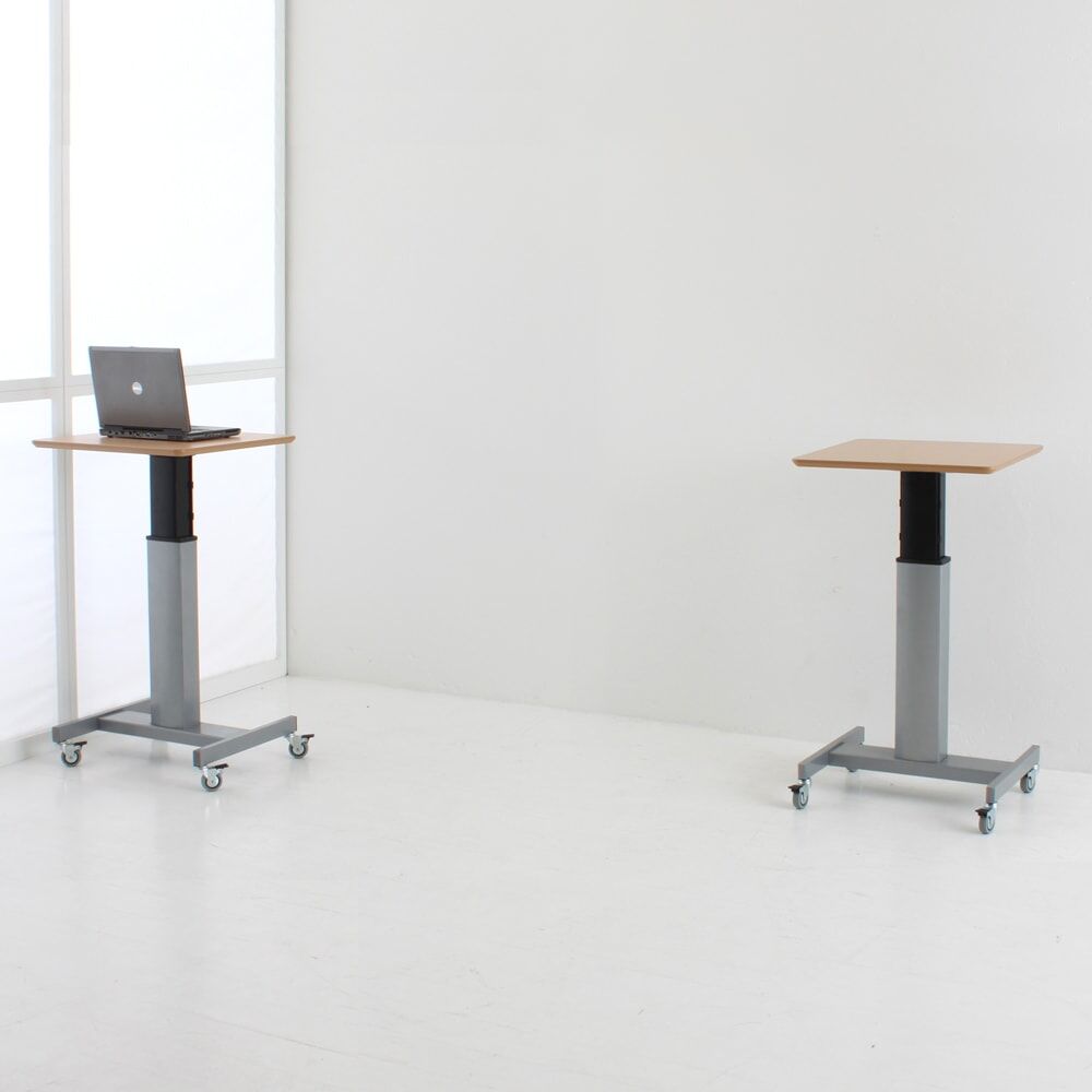 Sitz kleiner Schreibtisch 80 / Steh höhenverstellbar | Möbelmeile24 ConSet kg