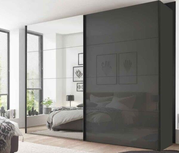 Paros Kleiderschrank mit Glastüren