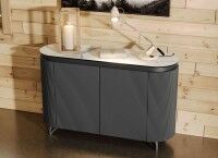 Columbus Designer Sideboard geriffelt