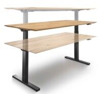 Florenz Stehschreibtisch höhenverstellbar Holz