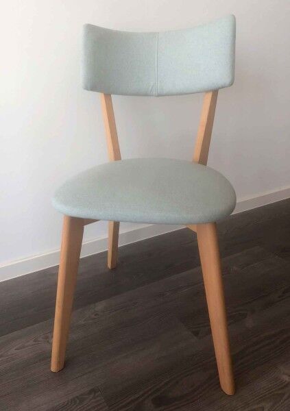 Noci Holzstuhl mit Polster mint
