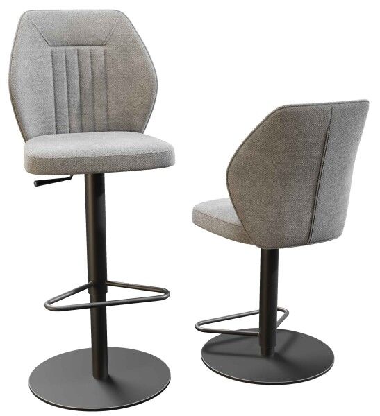 Budapest Barhocker mit Lehne höhenverstellbar