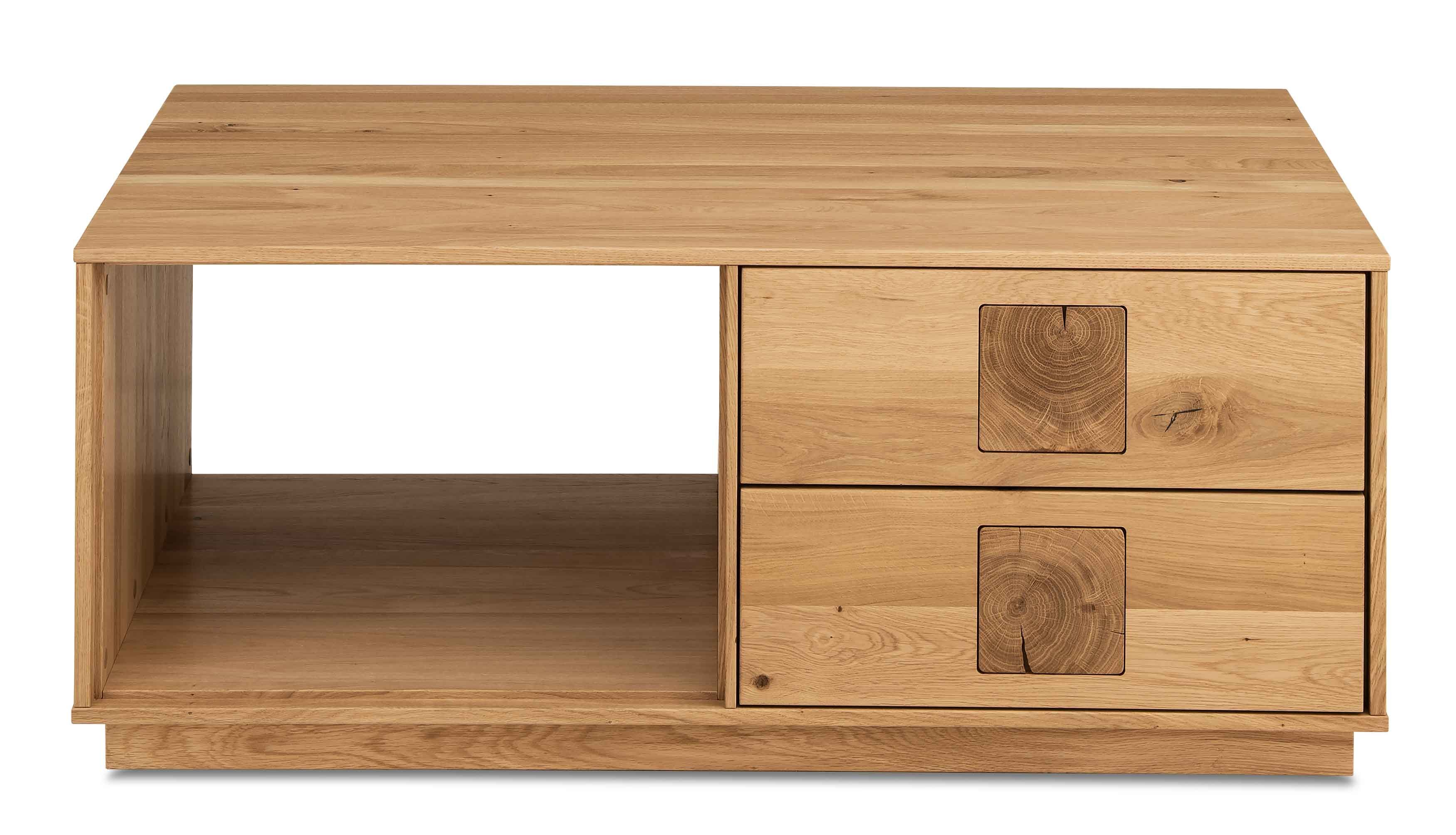 Couchtisch Eiche Massiv Schublade