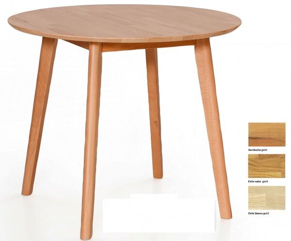 Standard Furniture Thomas kleiner Massivholztisch rund oder quadratisch