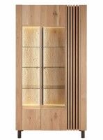 Ascona Vitrinenschrank Holz modern