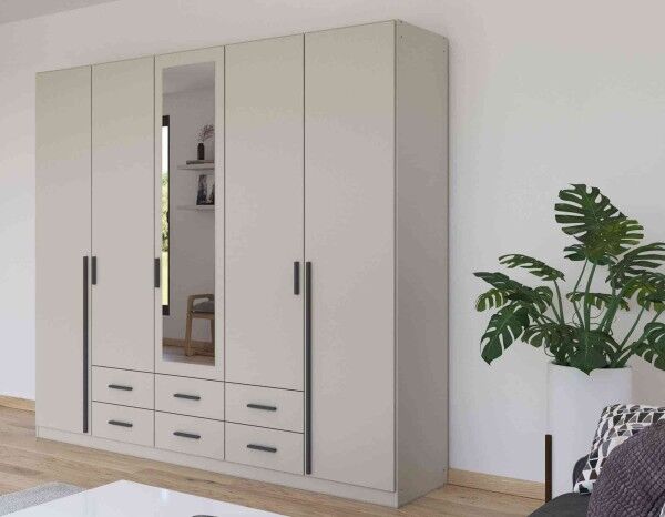 Livaro Kleiderschrank mit Schubladen