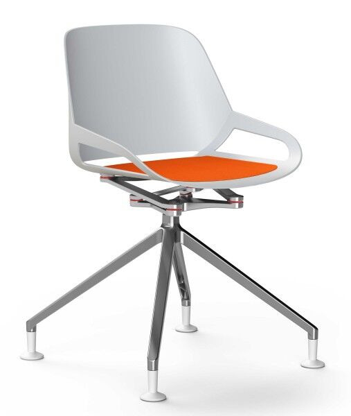 Aeris Numo ergonomischer Drehstuhl 360° weiß, schwarz oder poliert