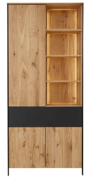 Boston Wohnzimmerschrank eiche massiv