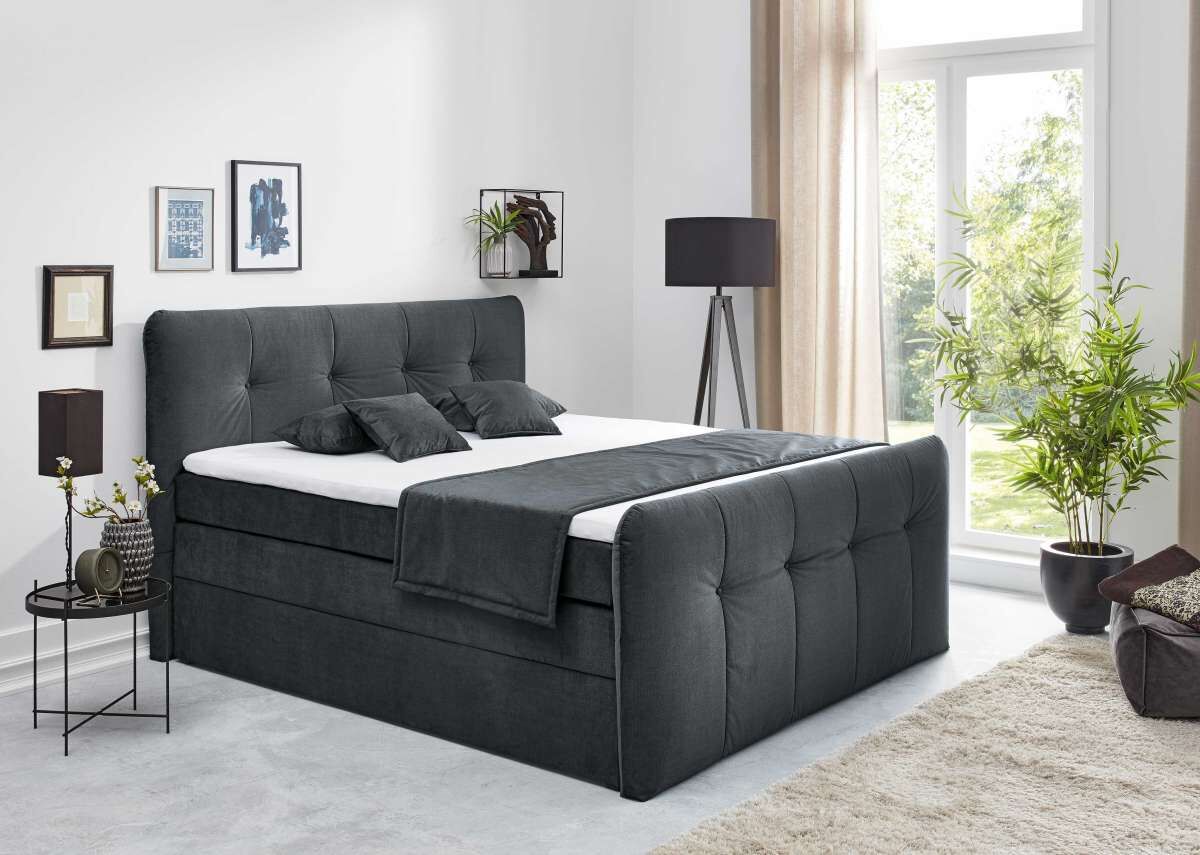 Cosima Boxspringbett 180x200 mit Bettkasten
