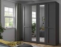 Marlow Landhaus Kleiderschrank mit Spiegel