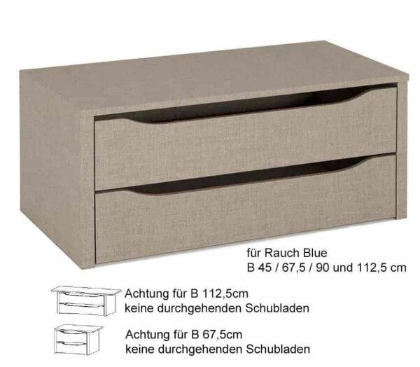 Rauch 2er Schubladeneinsatz Kleiderschrank
