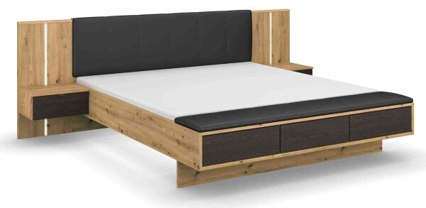 Apollon Bett eiche 180x200