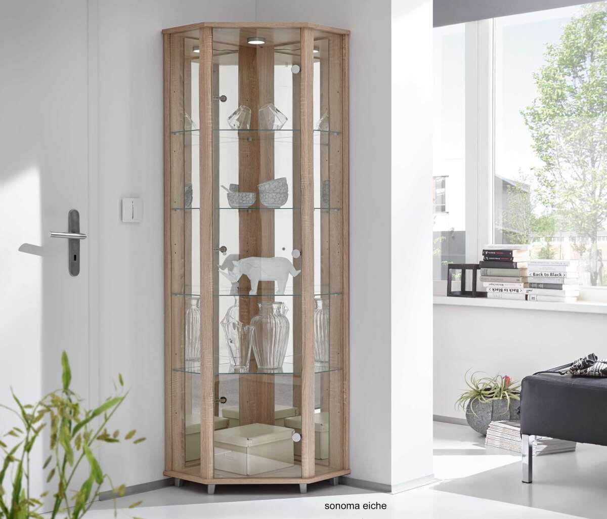Eckvitrine Wohnzimmer