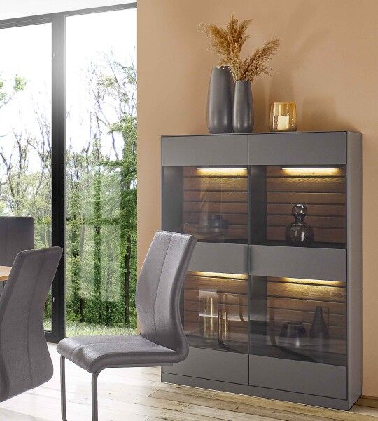 Caspara Highboard Vitrine