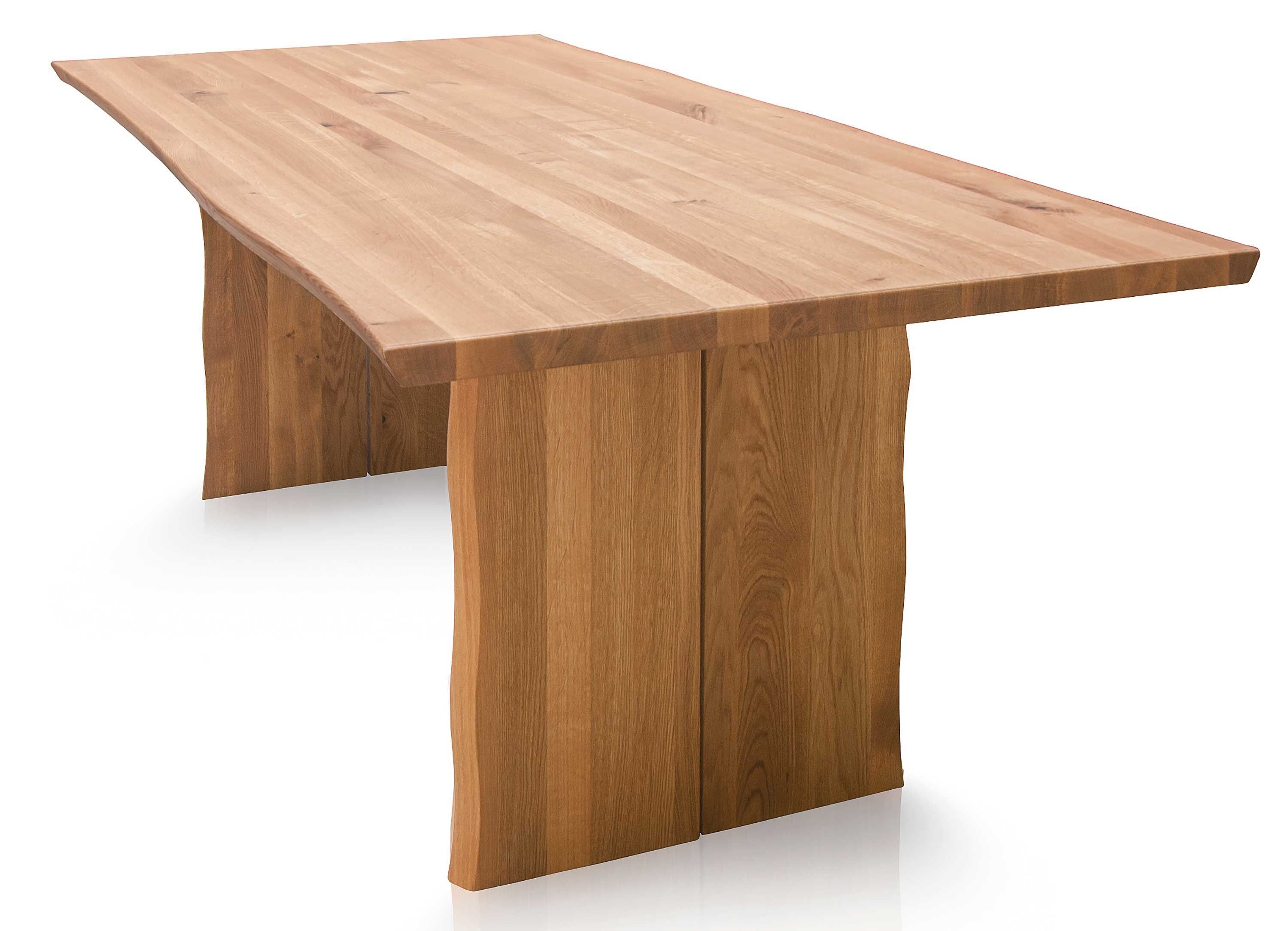 Schösswender Oviedo massiver Holztisch Möbelmeile24 mit wildeiche Baumkante 