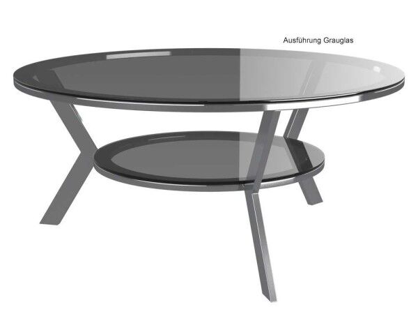 Ellipse Couchtisch rund modern