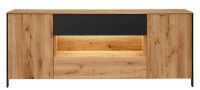 Boston Sideboard eiche schwarz