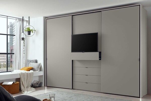 Media Multi Schlafzimmerschrank mit TV Fach B 280 cm