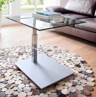 1443 Beistelltisch auf Rollen höhenverstellbar