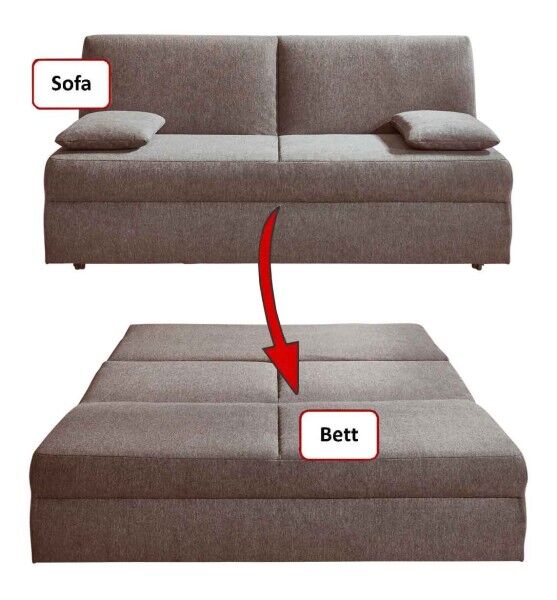 Ohio Couch mit Bettfunktion