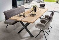 TPT Holztisch mit Metallgestell