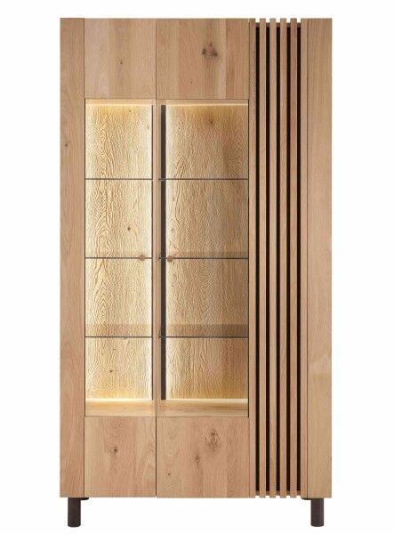 Ascona Vitrinenschrank Holz modern