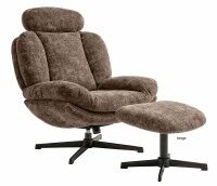 Davis Lesesessel mit Hocker