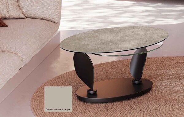 Rosa Couchtisch oval