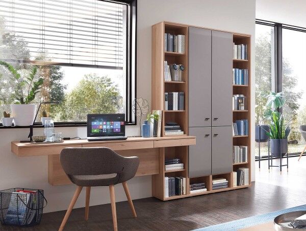 Stralsunder Breege Bücherregal mit Schreibtisch individuell
