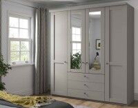 Marlow Kleiderschrank mit Spiegel und Schubladen