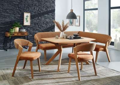 Eckbankgruppe Massivholz modern