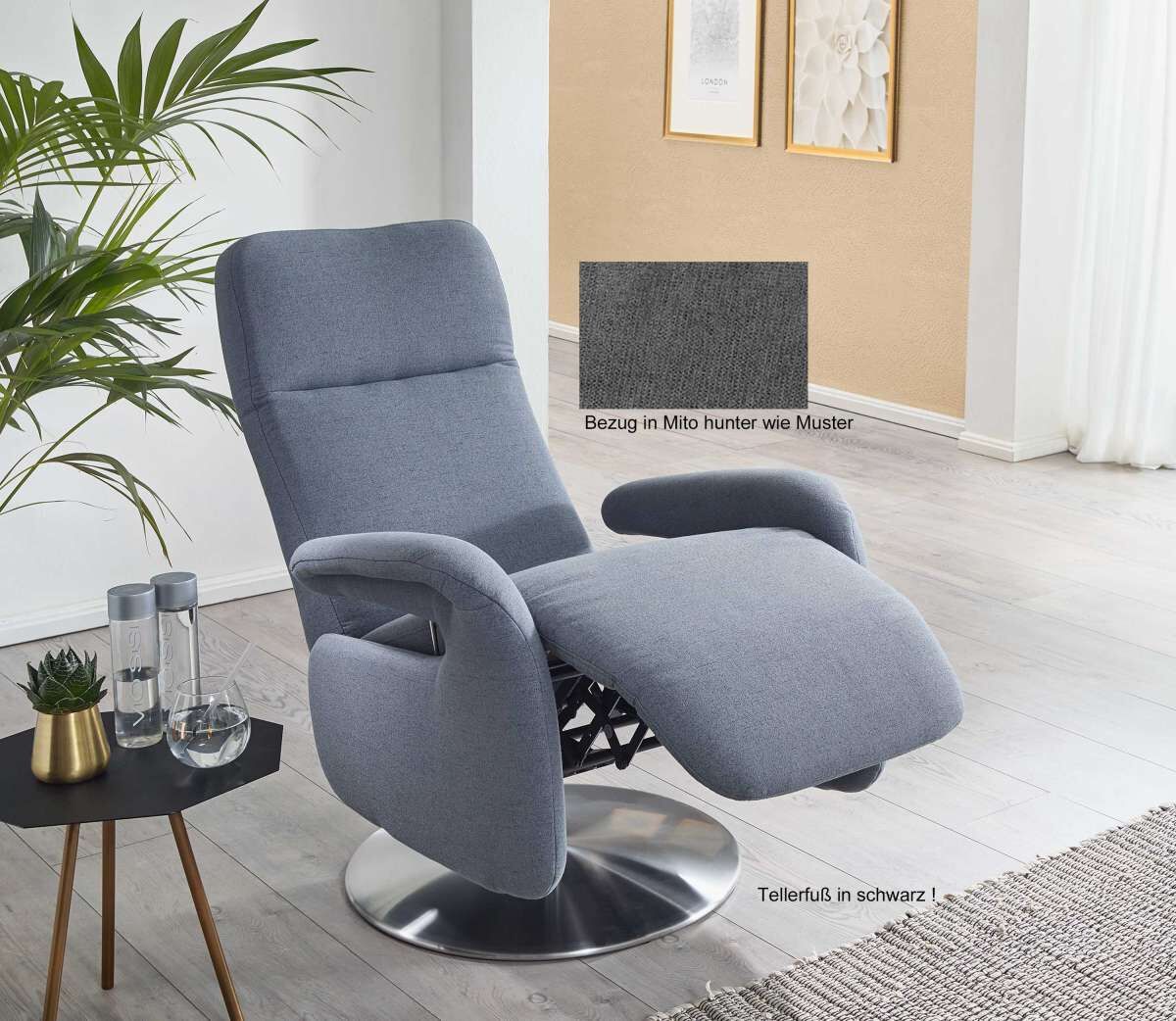 Relaxsessel grau modern