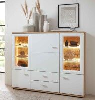 Vilm Highboard Vitrine
